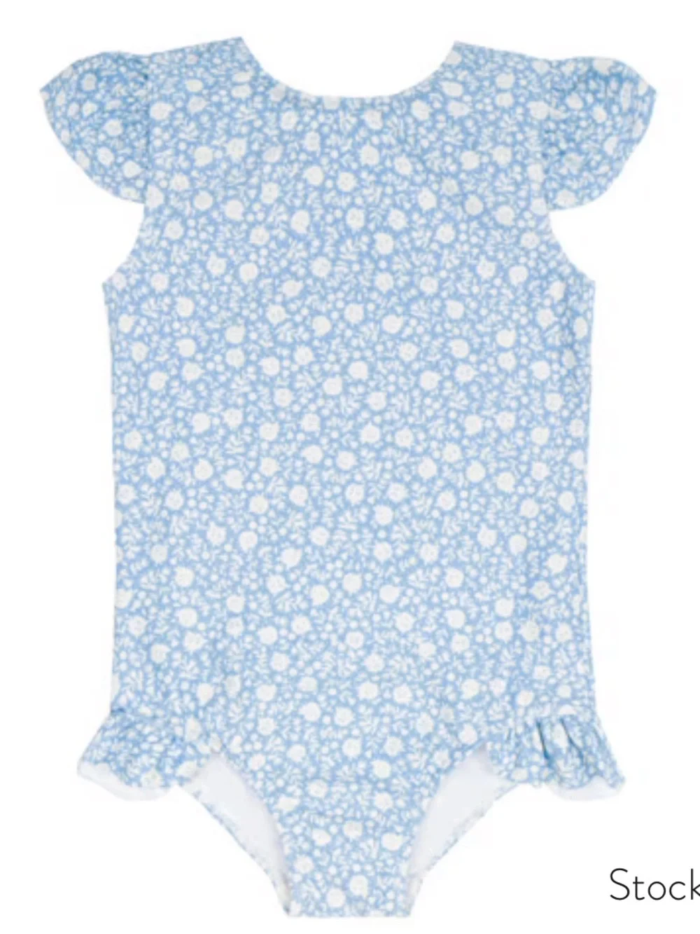 NWT - Minnow girls alpine fiore ruffle cap sleeve one piece, size 11/12